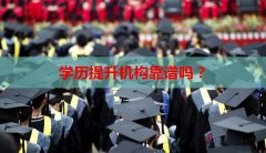 學(xué)歷提升機構(gòu)靠譜嗎?