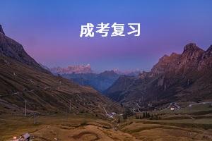 成考復(fù)習(xí)
