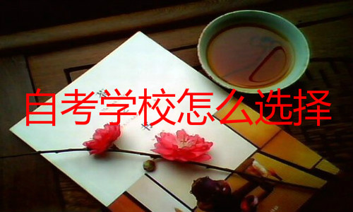 自考學(xué)校怎么選擇