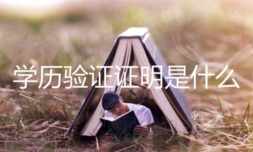 學(xué)歷驗(yàn)證證明是什么