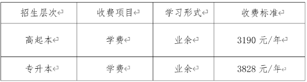 北京服裝學(xué)院2020年成人高考學(xué)費(fèi)標(biāo)準(zhǔn).png