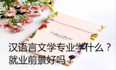 漢語言文學專業(yè)學什么？就業(yè)前景好嗎？
