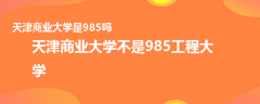 天津商業(yè)大學(xué)是985嗎