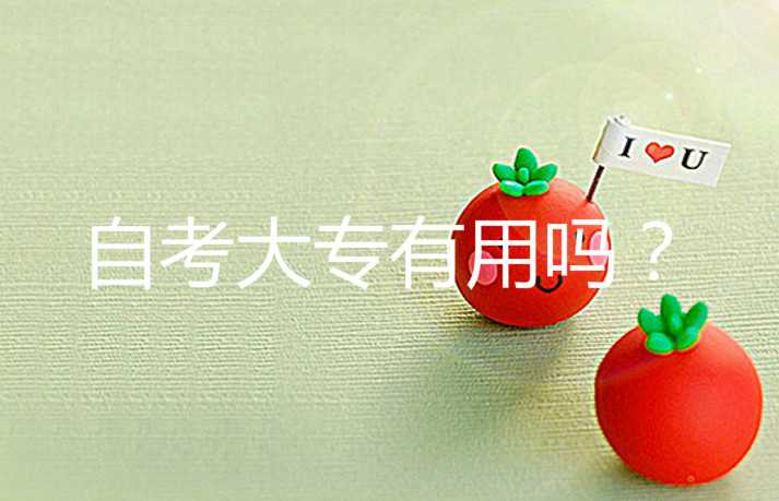 真實(shí)經(jīng)歷說說自考大專有用嗎？