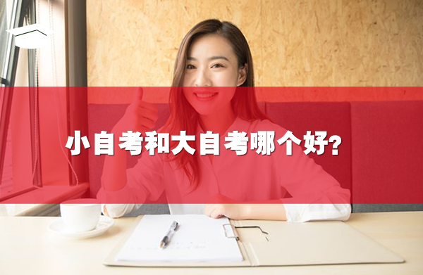 小自考和大自考哪個(gè)好?哪個(gè)含金量更高